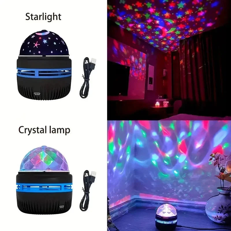 1pc Star Projector, Galaxy Projector, Water Ocean Wave Projector For