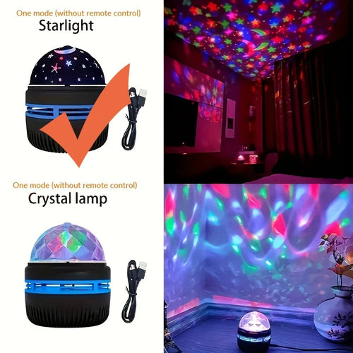 1pc Star Projector, Galaxy Projector, Water Ocean Wave Projector For