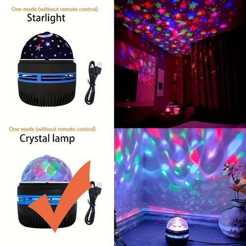 1pc Star Projector, Galaxy Projector, Water Ocean Wave Projector For
