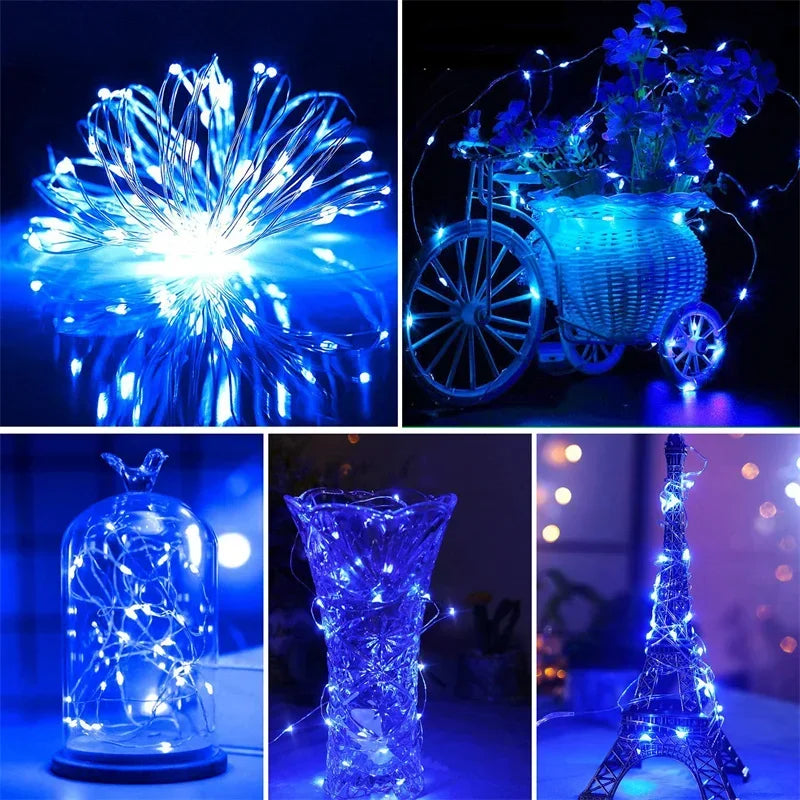 Fairy Lights USB Powered Warm White 20m String Lights for Christmas,